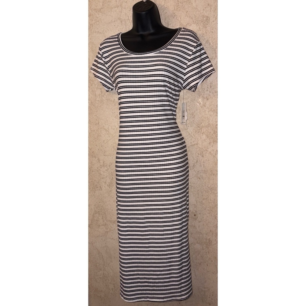 Green Goddess Maxi/Midi  Style Ribbed Dress